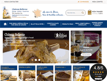 Tablet Screenshot of foie-gras-bellevue.com